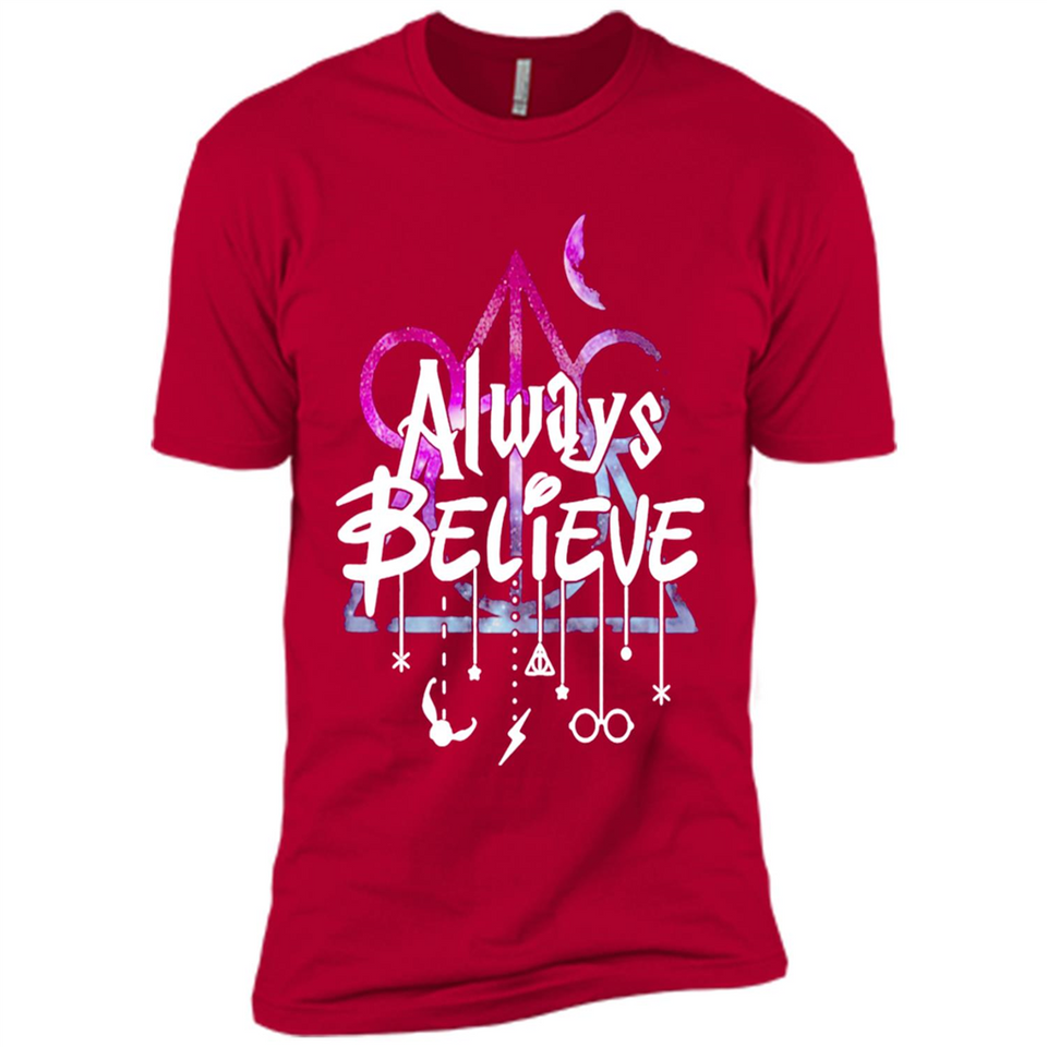 HIPPIE MOON MICKEY DEATHLY HALLOWS ALWAYS BELIEVE