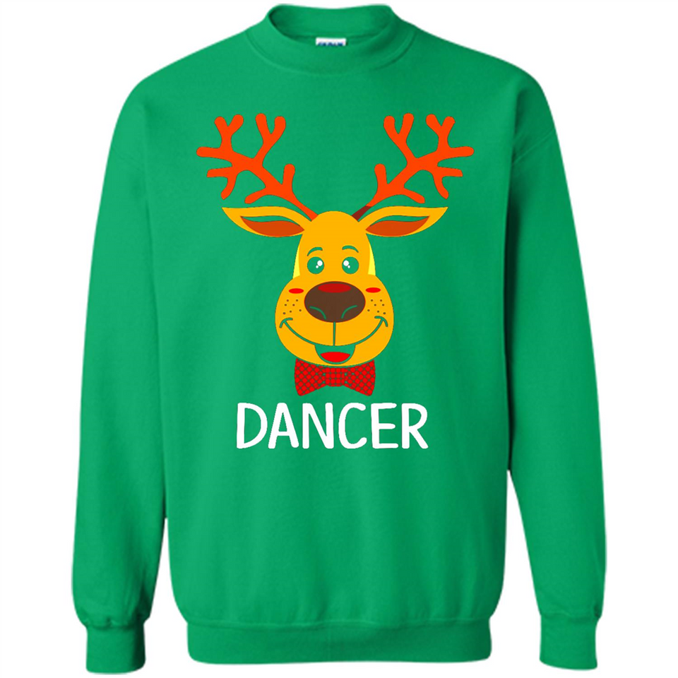 Dancer Santa Claus Funny Xmas Holiday T-Shirt - Sweatshirt