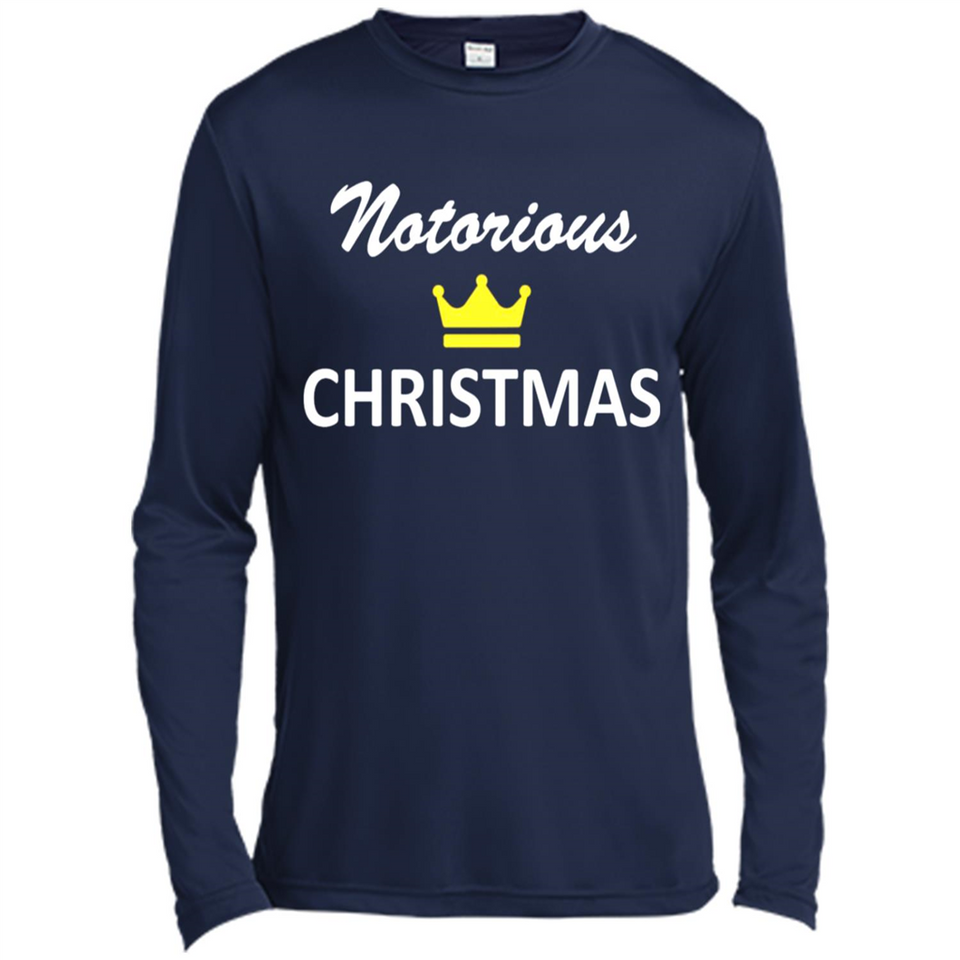 Notorious Christmas - Funny Ls - Canvas Long Sleeve T-Shirt