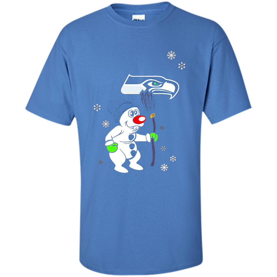 Seattle Seahawks Snowman