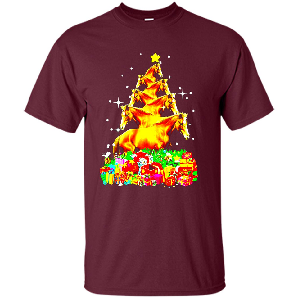 Horse Lover Tees Merry Christmas - Shirt
