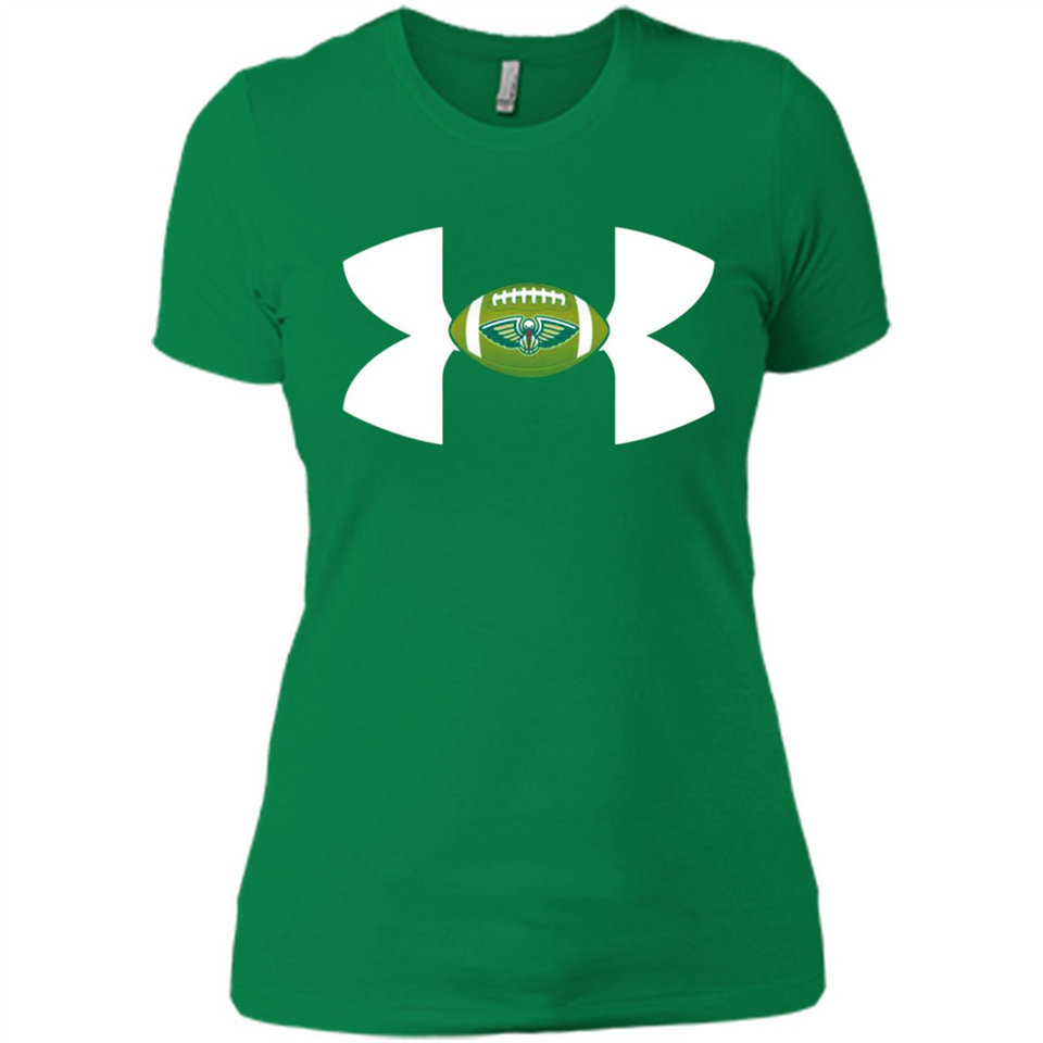 New Orleans Pelicans Under Armour Logo - Ladies' Boyfriend T-Shirt