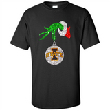 Amazing Iowa State Cyclones Glitter Grinch Monogram Ornament Christmas Gift - Shirt