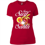 Sun Surf Santa - Ladies' Boyfriend T-Shirt