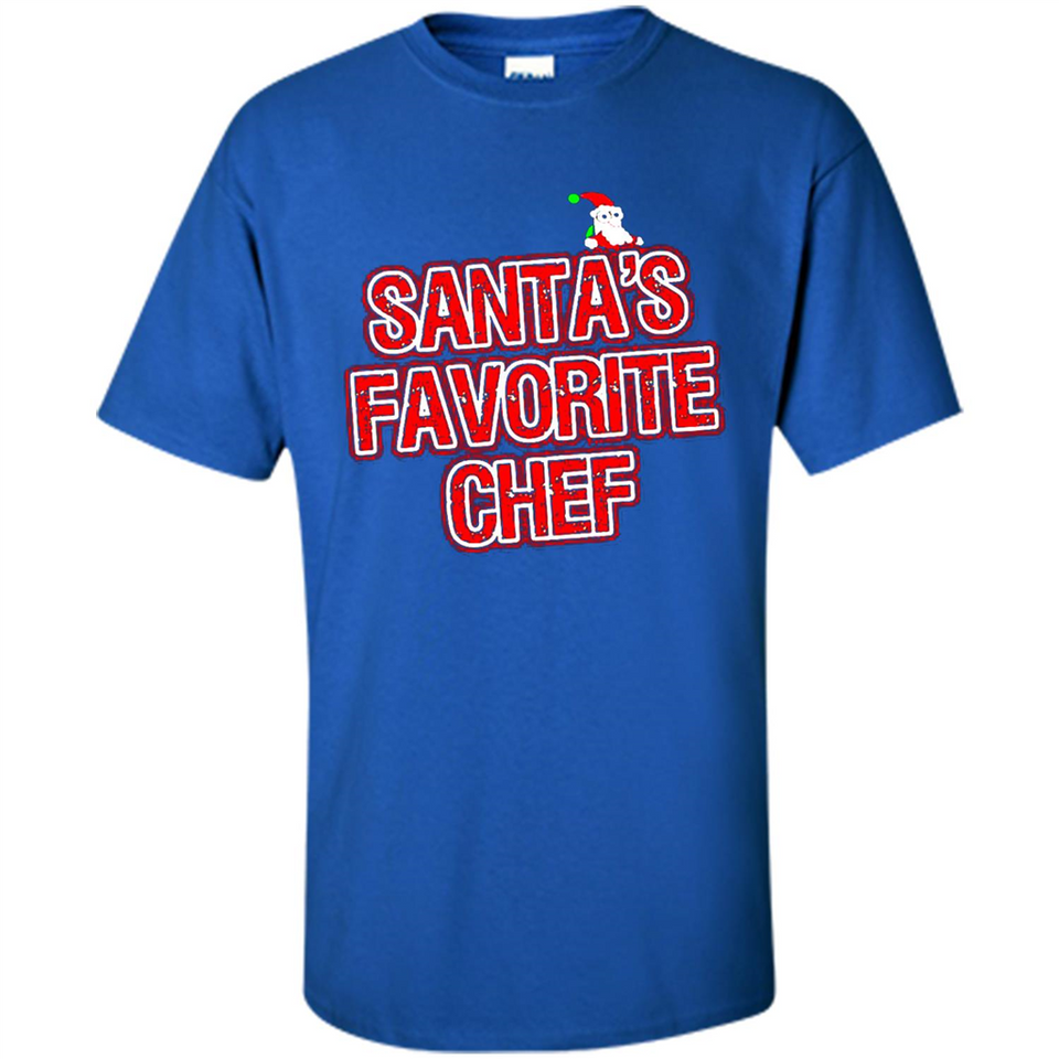 Funny Christmas Clothes - Santas Favorite Chef - Shirt