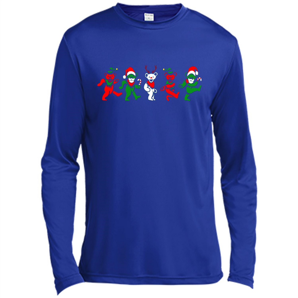 Dancing Bears Dance Christmas For Xmas Sweatshirt - Canvas Long Sleeve T-Shirt