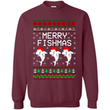 Merry Fishmas Christmas sweatshirt PINGPONG