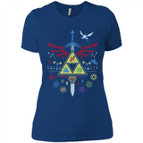 Song of Christmas Time the Legend of Zelda Ugly Sweater Perfect Christmas - Ladies' Boyfriend T-Shirt