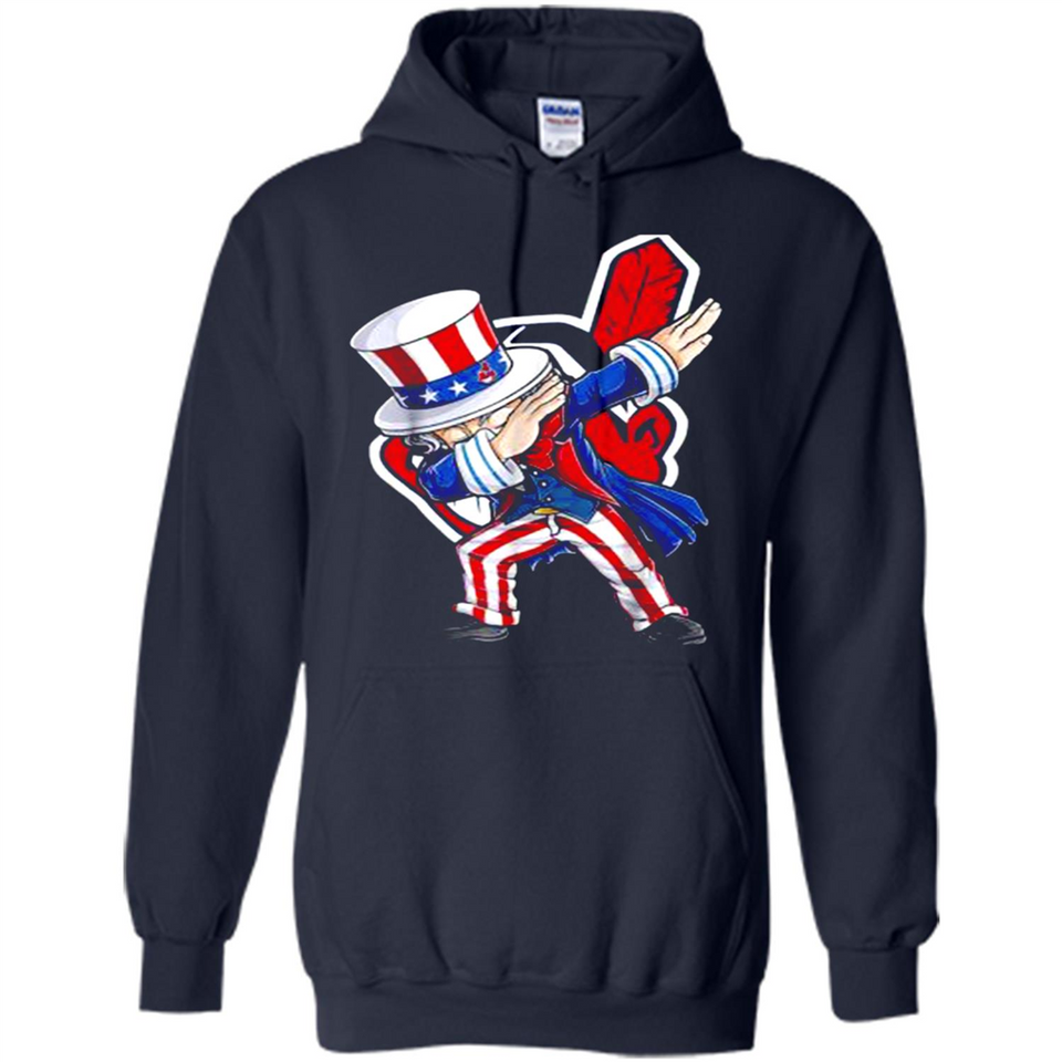 MLB CLEVELAND INDIANS UNCLE SAM DABBING INDEPENDENCE DAY