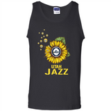 Utah Jazz Basketball Sunflower