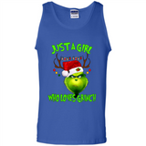 Just a Girl Who Loves Grinch Christmas PING PONG