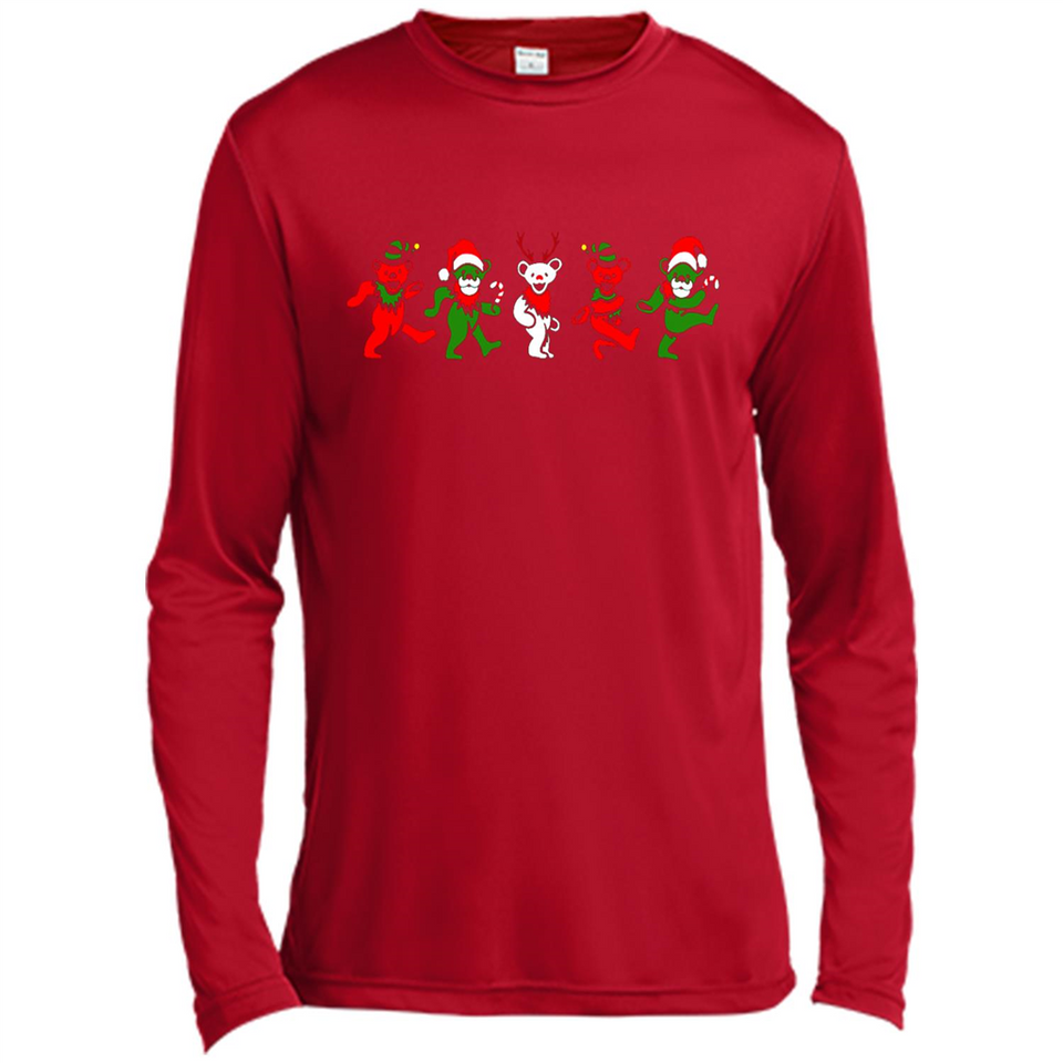 Dancing Bears Dance Christmas For Xmas Sweatshirt - Canvas Long Sleeve T-Shirt