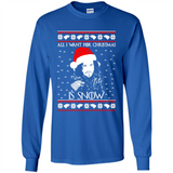 All I Want for Christmas is Snow ugly sweater PINGPONG