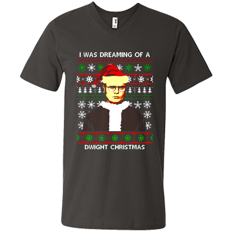 I'm dreaming of a Dwight Christmas sweatshirt - Men's V-Neck