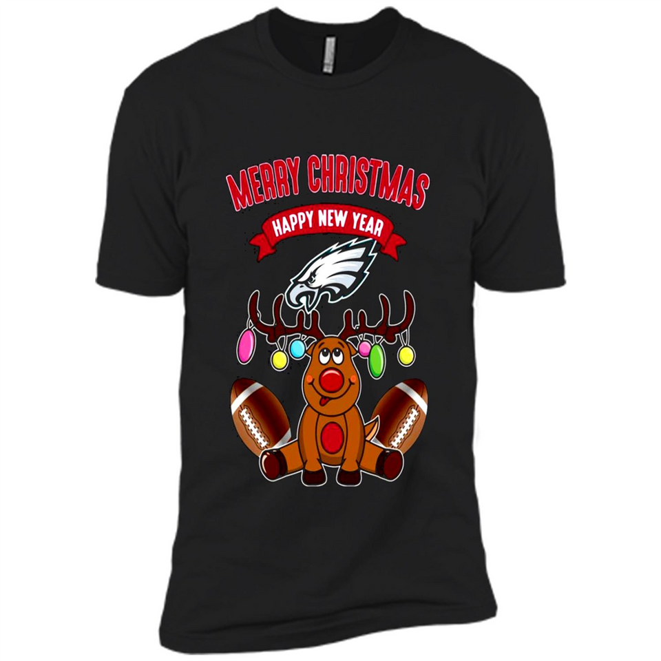 Philadelphia Eagles NFL Reindeer Funny Merry Christmas And Happy New Year