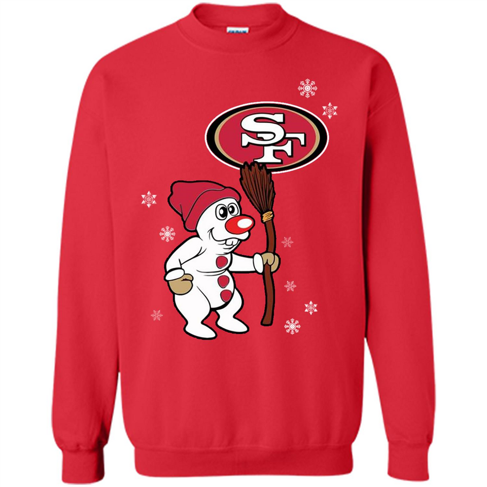 San Francisco 49ers Snowman