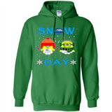 Snow Day Shirt For Denver Broncos Vs Minion Fans pingpong