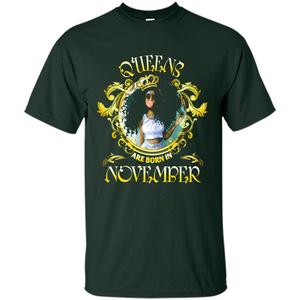 Queens Are Born In November Gold Girl