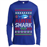 Auntie shark Doo Doo Doo Christmas - Canvas Long Sleeve T-Shirt