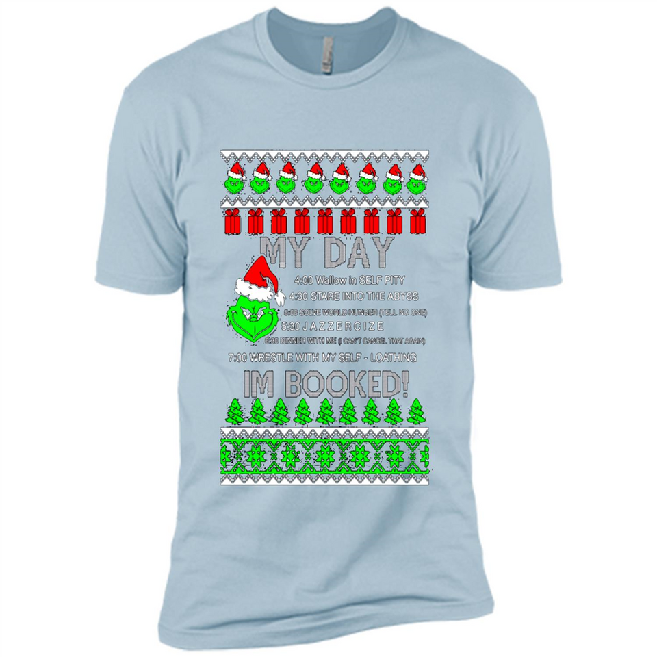 Mr Grinch my day I’m booked Christmas sweater PINGPONG