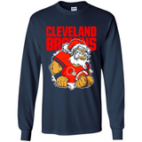 Grumpy Santa Claus Cleveland Browns Football Team PINGPONG