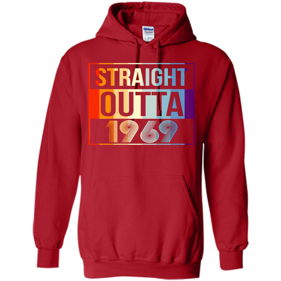 Retro Straight Outta 1969 49 Years Old - Hoodie