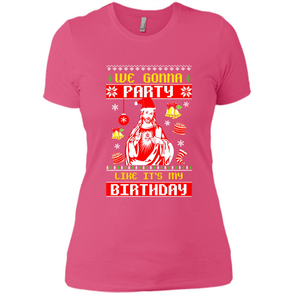 We Gonna Party Like It's My Birthday Jesus Christmas PINGPONG