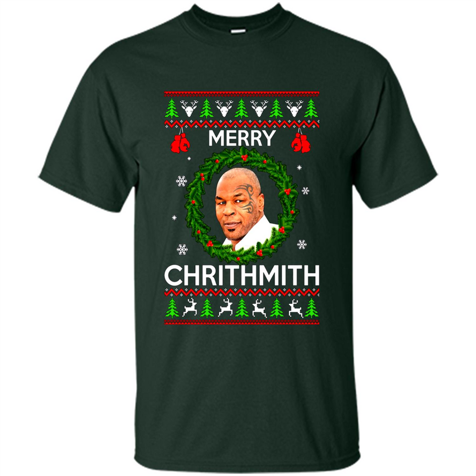 Mike Tyson Merry Chritmith Christmas Sweatshirt PINGPONG