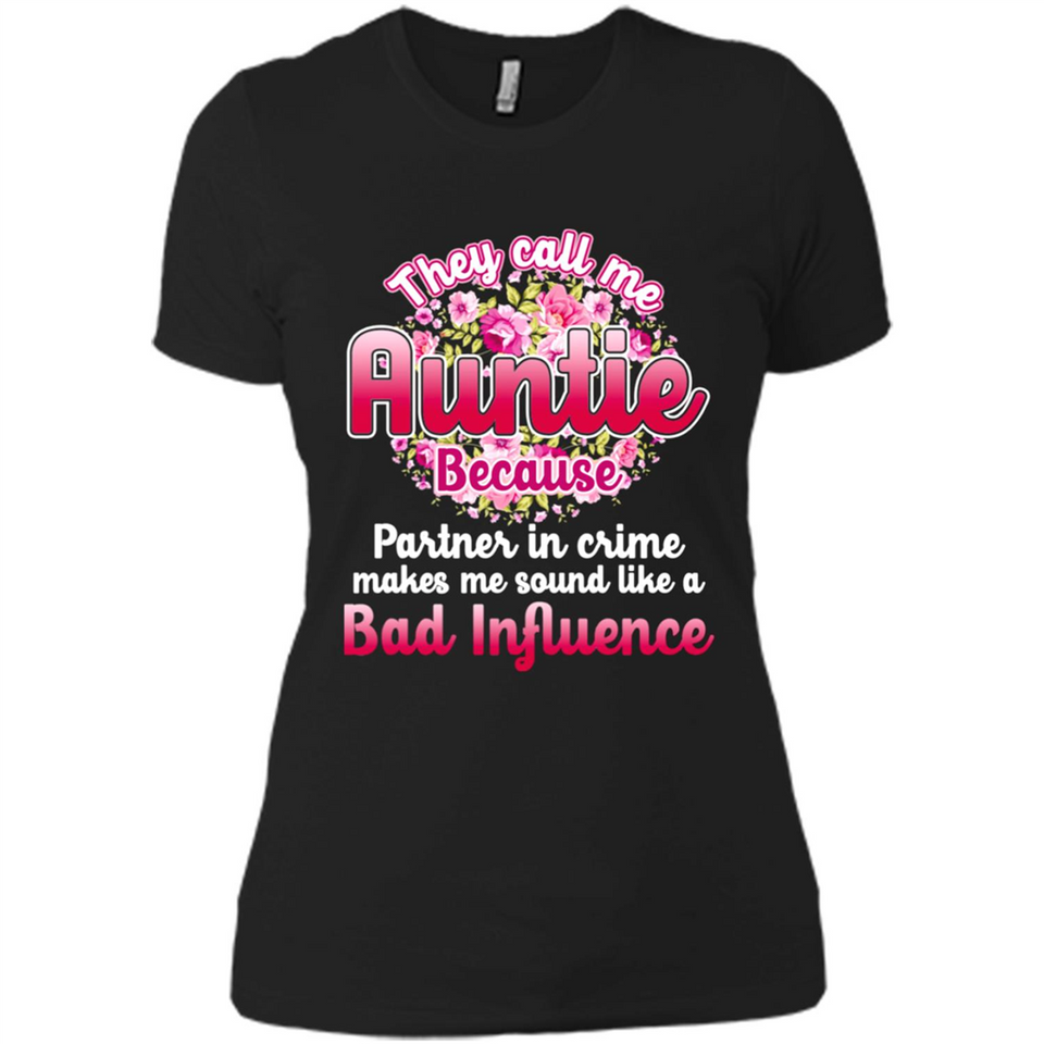 They Call Me Auntie Flower - Ladies' Boyfriend T-Shirt