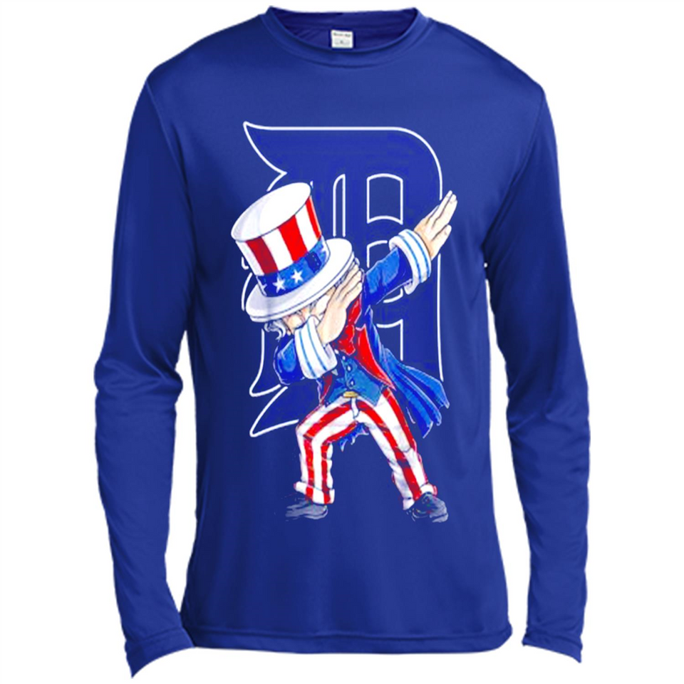 MLB DETROIT TIGERS UNCLE SAM DABBING INDEPENDENCE DAY
