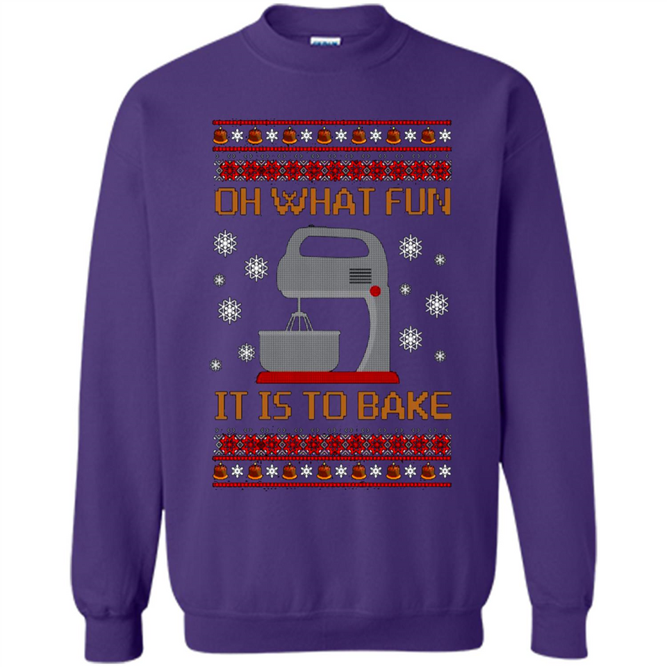 Oh What Fun It Is To Bake Ugly Christmas sweater Sweater PINGPONG