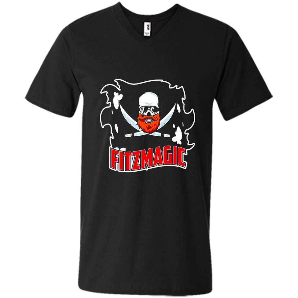 Order Fitzmagic T-Shirt Ryan Fitzpatrick Beard Skull Football Tampa Florida PINGPONG