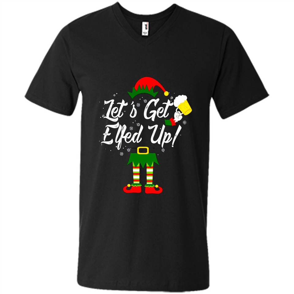 Let's Get Elfed Up Drinking Beer Christmas PINGPONG