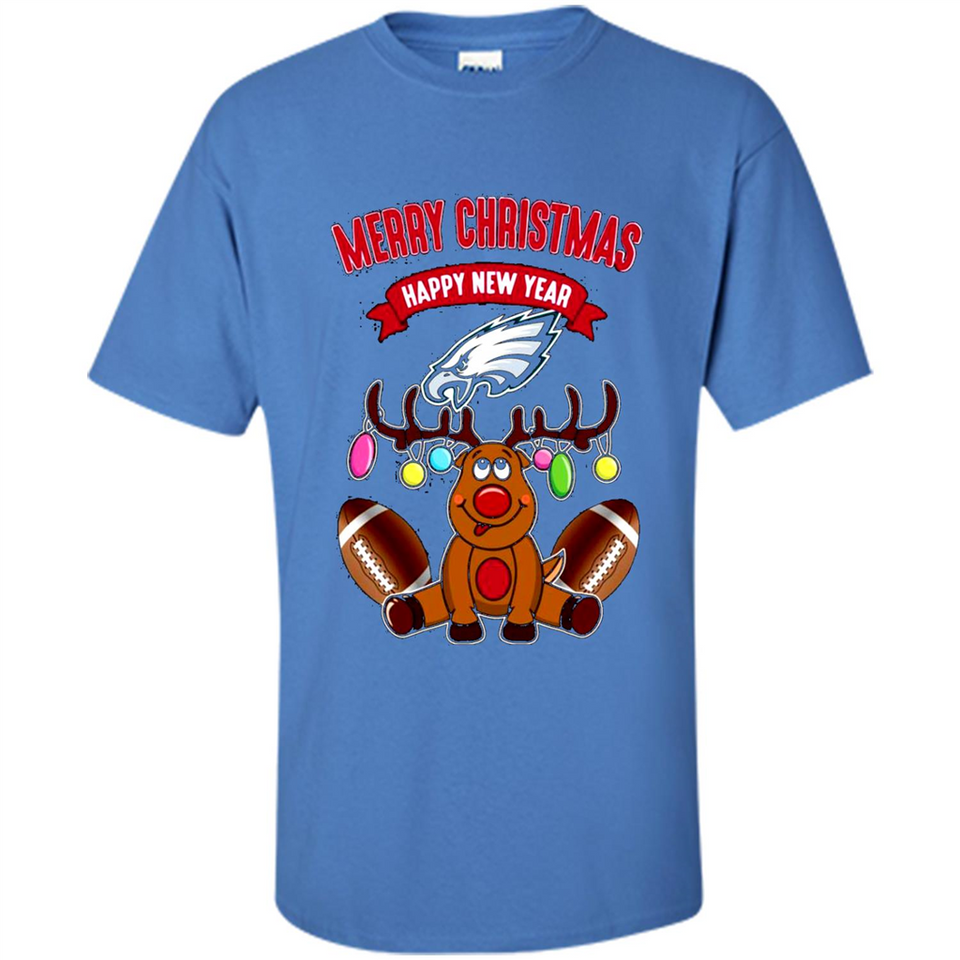 Philadelphia Eagles NFL Reindeer Funny Merry Christmas And Happy New Year