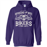 Husband & Wife Biker For Life Couple