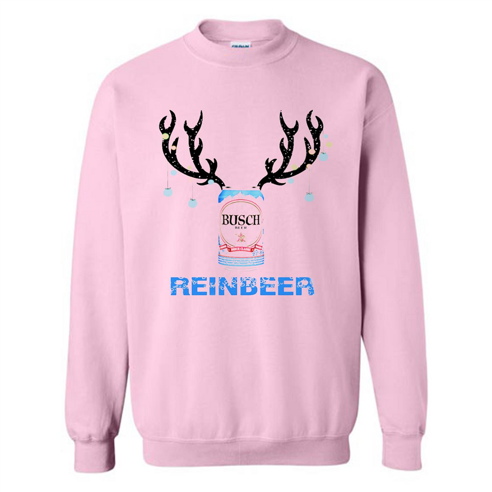 Busch Reinbeer Funny Beer Reindeer Christmas Sweatshirt - Sweatshirt