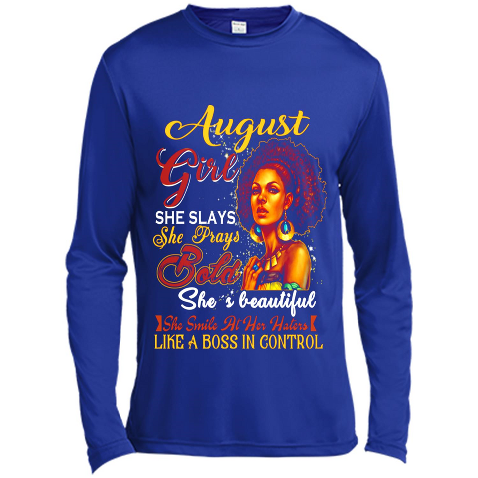 August Girl She Slays She Prays Beautiful Birthday PINGPONG