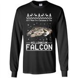 All I Want For Christmas Is The Millennium Falcon ugly PINGPONG