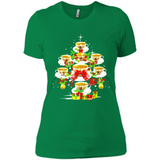 Tea Christmas Tree T-shirt Funny Tea Xmas Gift