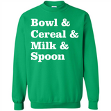 Tasty Cereal Recipe Bowl Milk Spoon