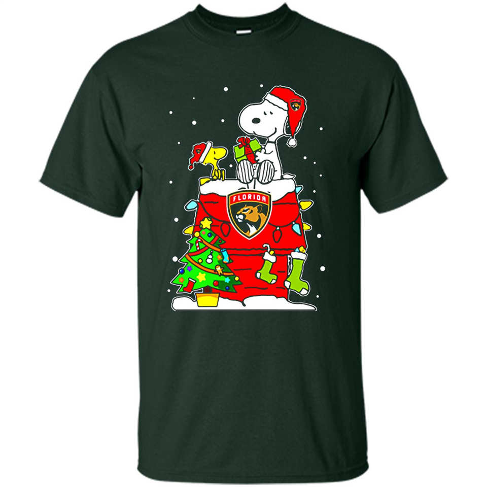 Florida Panthers Snoopy Ugly Christmas Sweaters - Shirt