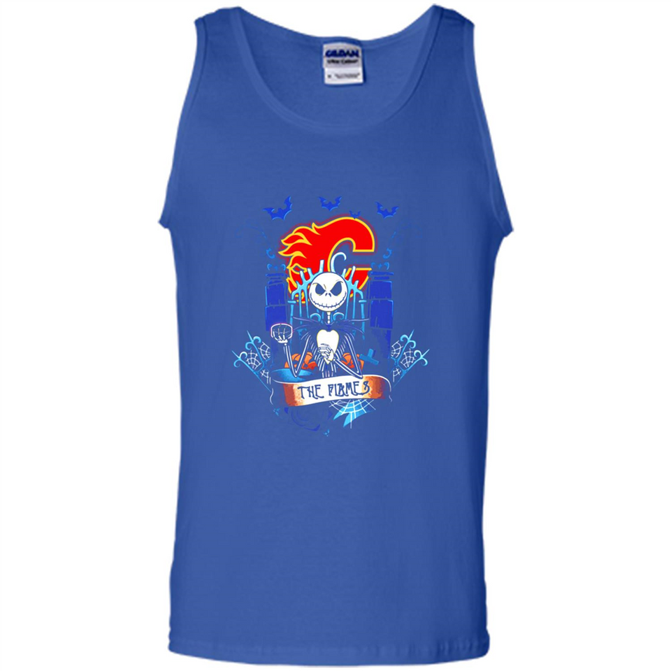 Calgary Flames Halloween The Nightmare Before Christmas - Tank Top