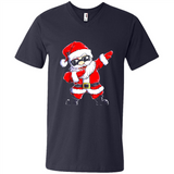 Christmas shirt Dabbing Santa Claus Xmas Gift - Men's V-Neck