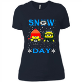 Snow Day Shirt For Green Bay Packers Vs Minion Fans pingpong