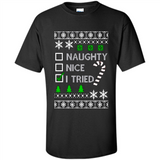 Naughty Nice I Tried Christmas sweatshirt PINGPONG