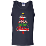 We Wish You A Merry Christmas Funny Pine Gift Sleeve - Tank Top