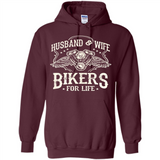 Husband & Wife Biker For Life Couple