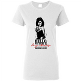 Hello My Name Is Inigo Montoya You Killed My Father Prepare To Die MERCHCUTE - Ladies Short-Sleeve