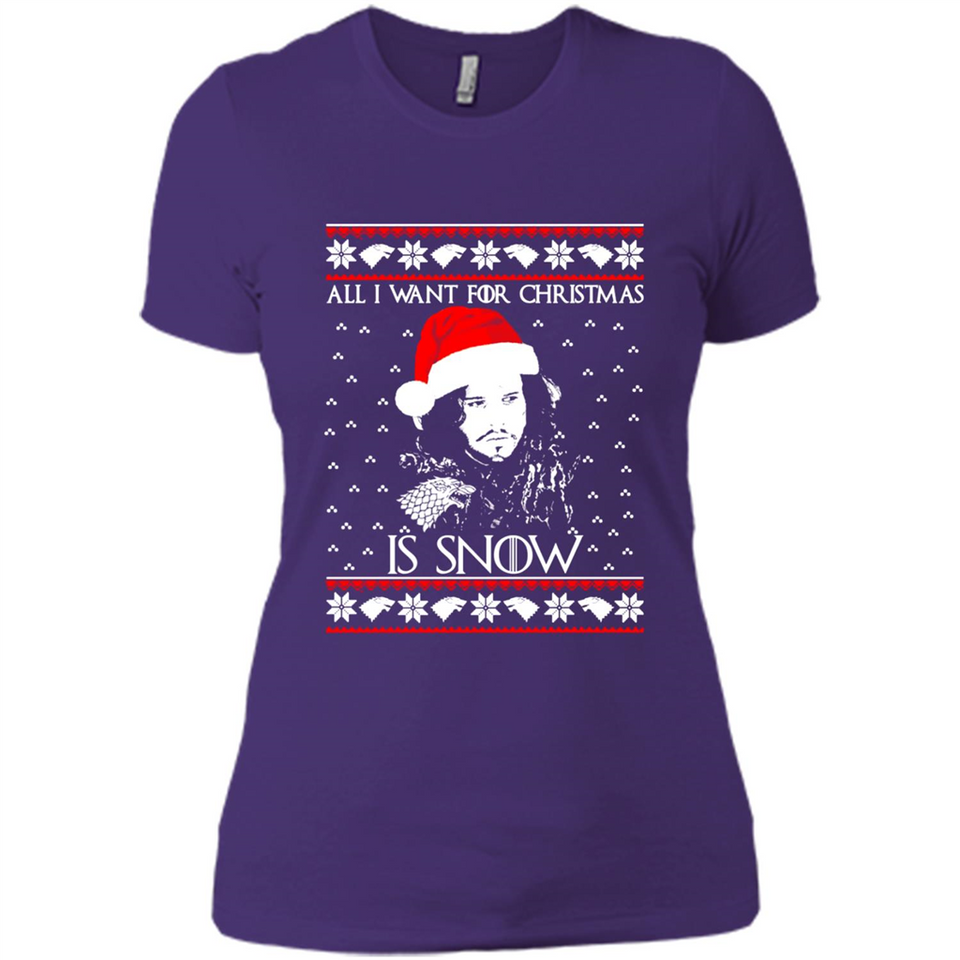 All I Want for Christmas is Snow ugly sweater PINGPONG