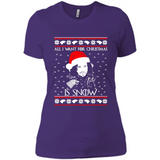 All I Want for Christmas is Snow ugly sweater PINGPONG